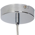 GoodHome Pendant Lamp Mantus E27, chrome