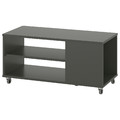 VIHALS Coffee table, dark grey, 91x37 cm