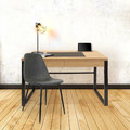 Desk Dolem Industrial, oak/black