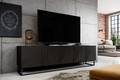 TV Cabinet Asha 200 cm, metal legs, matt black