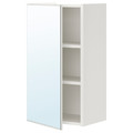 ENHET Mirror cabinet with 1 door, white, 40x30x75 cm