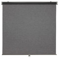 SKOGSKLÖVER Roller blind, grey, 120x195 cm