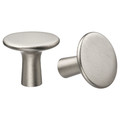 KALERUM Knob, stainless steel colour, 30 mm