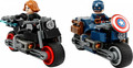 LEGO Super Heroes Black Widow & Captain America Motorcycles 6+
