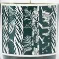 JÄMTSKOGEN Scented candle in glass, cypress & eucalyptus/dark green, 45 hr