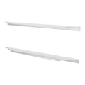 GoodHome Cabinet Strip Handle aluminium 397 mm, 2 pack