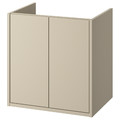 HAVBÄCK Wash-stand with doors, beige, 60x48x63 cm