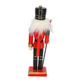 Nutcracker Christmas Decoration 15cm, red/cap