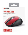 Trust Optical Wireless Mouse Zaya, red
