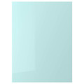 JÄRSTA Door, high-gloss light turquoise, 60x80 cm