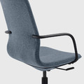 LÅNGFJÄLL Office chair with armrests