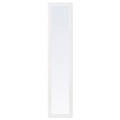 TYSSEDAL Door with hinges, white, mirror glass, 50x195 cm