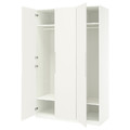 PAX / TONSTAD Wardrobe combination, white/off-white, 150x60x236 cm