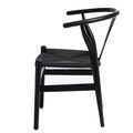 Chair Wicker, black