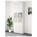 EKET Cabinet combination with feet, white, 70x35x212 cm