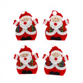 Craft Deocrative Felt Sticker Christmas Santa 4pcs