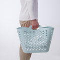 SLIBB Flexible laundry basket, blue, 24 l
