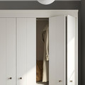 IDANÄS Wardrobe, white, 121x211 cm