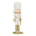 Nutcracker Christmas Decoration Henry 4 18cm, white