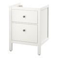 HEMNES Sink cabinet with 2 drawers, white, 60x47x83 cm