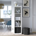 KJUGE Pouffe with storage, Knisa dark grey