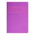 Notebook A4 42 Pages Squared PP Cover Neon 10pcs, assorted colours