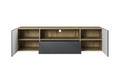 Wall-Mounted TV Cabinet Asha 167 cm, artisan/rivier stone mat