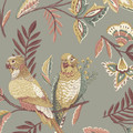 GoodHome Vinyl Wallpaper on Fleece Kyin, khaki