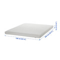 ÅFJÄLL Foam mattress, firm/white, 140x200 cm