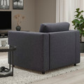 VIMLE Armchair, Gunnared medium grey