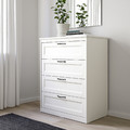 SONGESAND Chest of 4 drawers, white, 82x104 cm