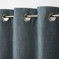 Curtain GoodHome Tiga 140x260cm, sea blue