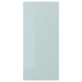 KALLARP Cover panel, high-gloss light grey-blue, 39x86 cm