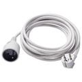 KOPPLA Extension cord, earthed, white, 5 m