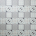 GoodHome Vinyl Flooring 30.5 x 30.5 cm, black & white cement tiles, 1.30 sqm, Pack of 14