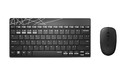 Rapoo Optical Wireless Mouse and Keyboard Set 8000M UI, black