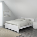 ASKVOLL Bed frame, white, 160x200 cm