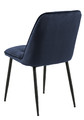 Chair Brooke, velvet, standard, dark blue