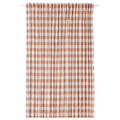 GLANSHAGTORN Curtain, 1 piece, orange white/blue, 300x250 cm