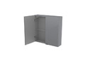 Bathroom Wall Cabinet GoodHome Imandra 60x60x15cm, grey