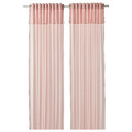 MOALISA Curtains, 1 pair, pale pink, pink, 145x300 cm