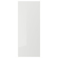 RINGHULT Door, high-gloss light grey, 40x100 cm