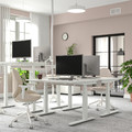 MITTZON Desk sit/stand, electric white, 120x60 cm