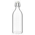 KORKEN Bottle with stopper, 1 l