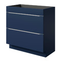 GoodHome Wash-basin Cabinet Imandra 80 cm, matt blue