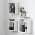 Form Wall Shelves Rigga Set of 3, white