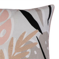 GoodHome Cushion Leaves 45 x 45 cm, light