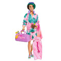 Barbie Travel Ken Doll With Beach Fashion Extra Fly HNP86 3+