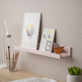 MOSSLANDA Picture ledge, pale pink, 55 cm