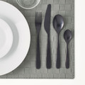 TILLAGD 24-piece cutlery set, black